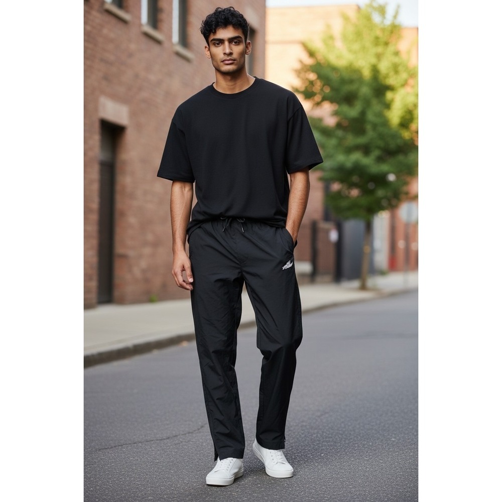 100 Thieves Pants Mens Large Black Track Windbreaker Streetwear Gorpcore Joggers